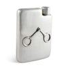 Equestrian Pewter Flask